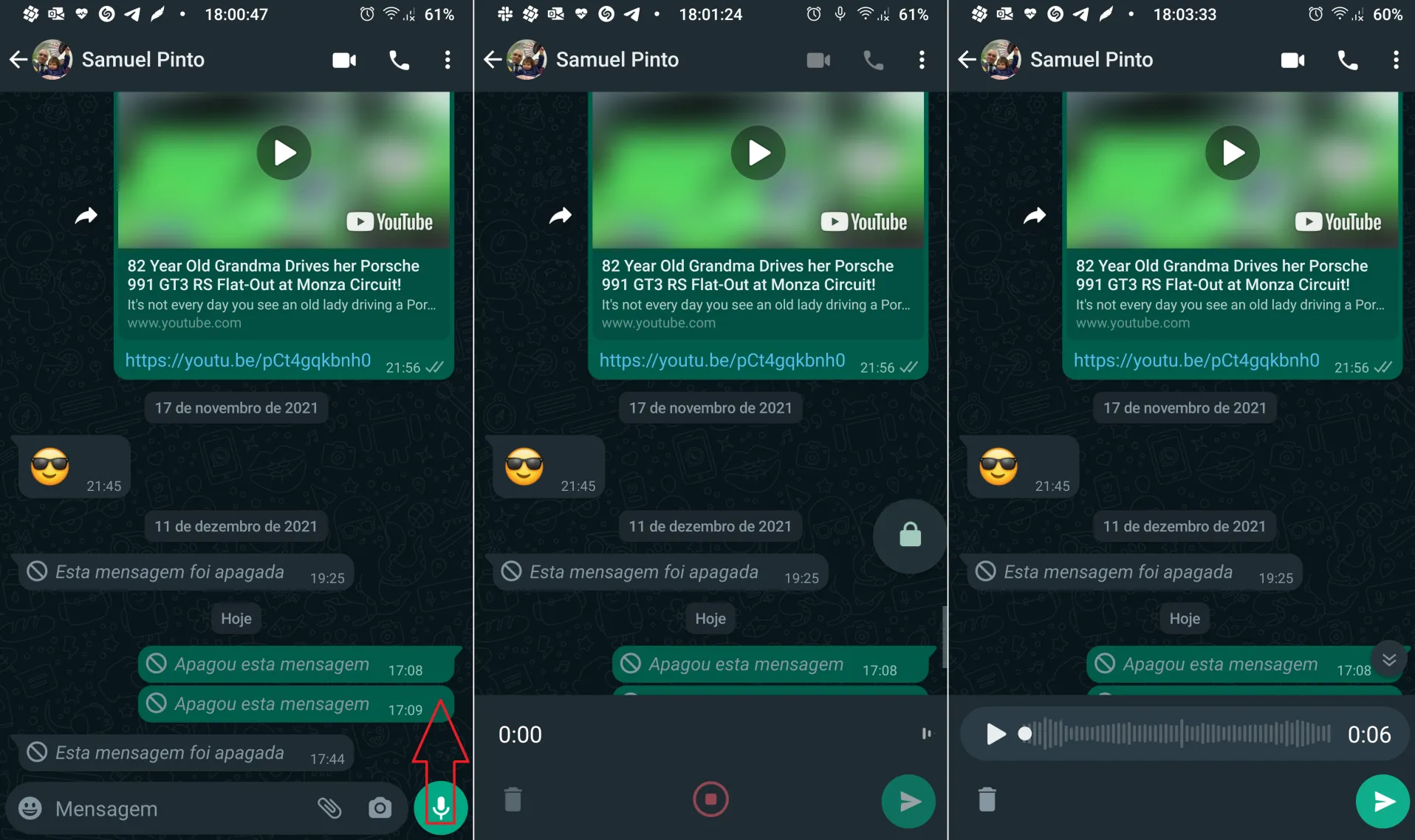 WhatsApp: como ouvir as mensagens áudio