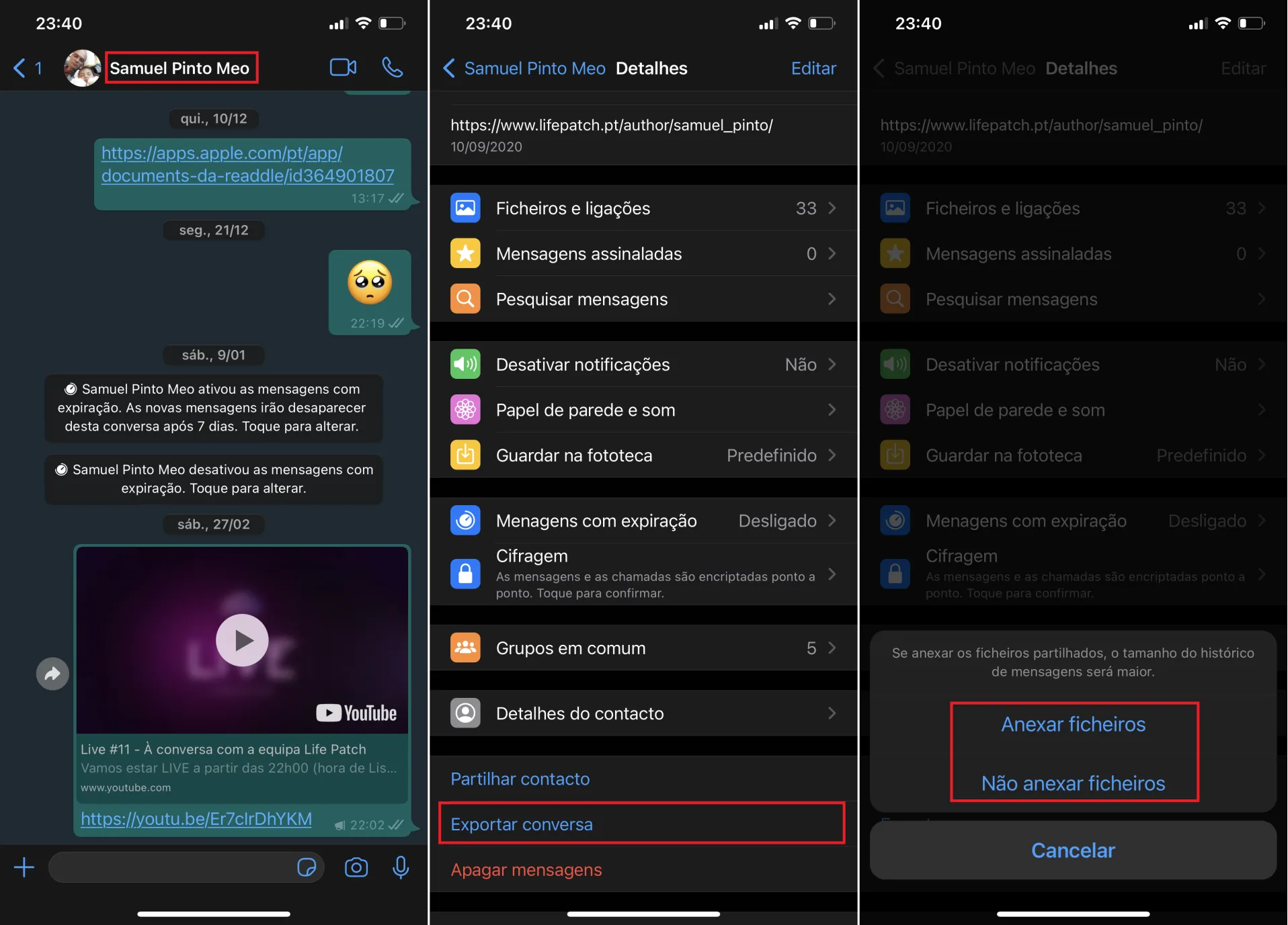 Como transferir as conversas do WhatsApp para o Telegram