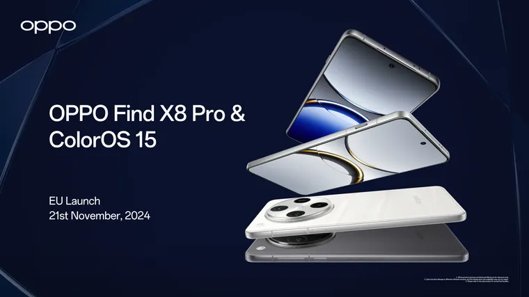 OPPO Find X8 Pro será lançado na Europa a 21 de novembro