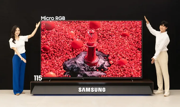 Samsung lança a primeira TV com retroiluminação Micro RGB